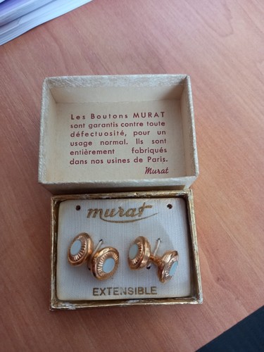 Boutons manchettes anciens - manchettes,